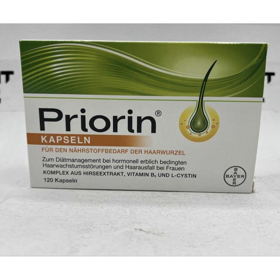 کپسول ضد ریزش مو پریورین بایِر (Priorin) 120 عددی اورجینال آلمان