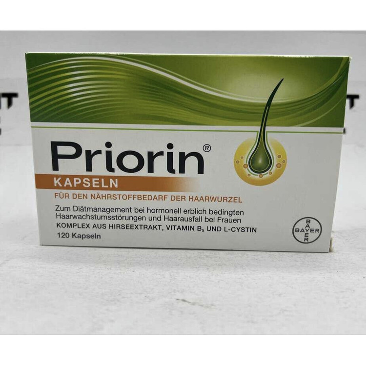کپسول ضد ریزش مو پریورین بایِر (Priorin) 120 عددی اورجینال آلمان