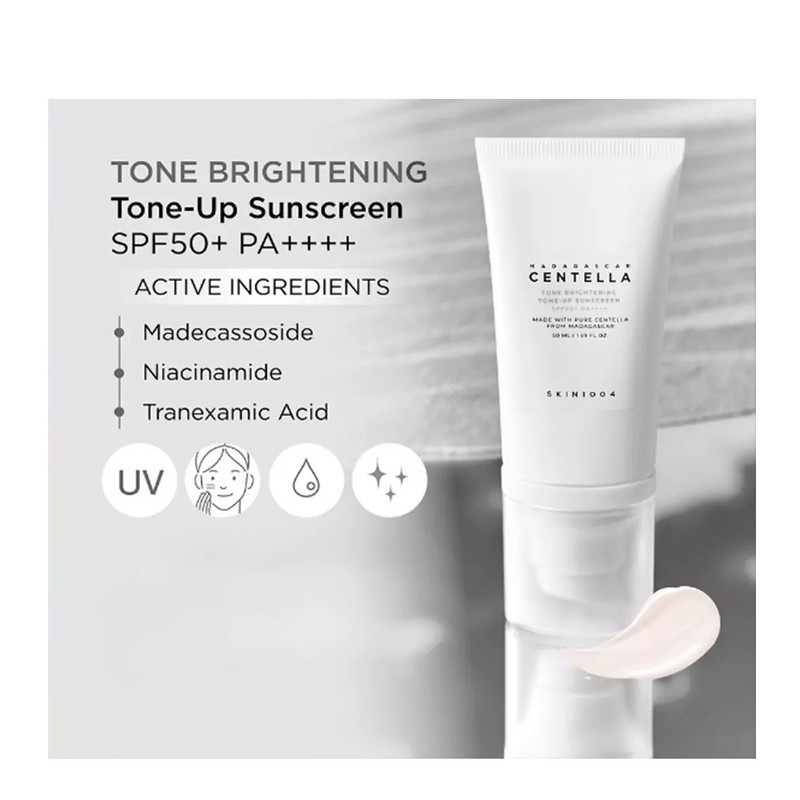 کرم ضد آفتاب سنتلا SPF 50 مدل Tone-Up Sunscreen مناسب پوست های حساس حجم 50 میلی لیتر